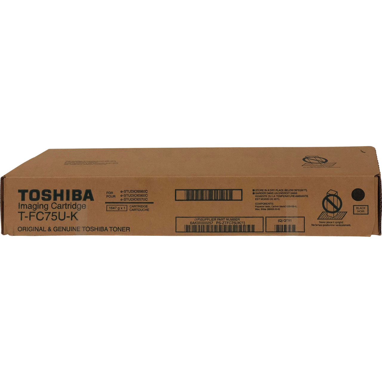 TOSHIBA AMERICA TFC75UK TOSHIBA TFC75UK BLACK TONER CARTRIGE FOR
