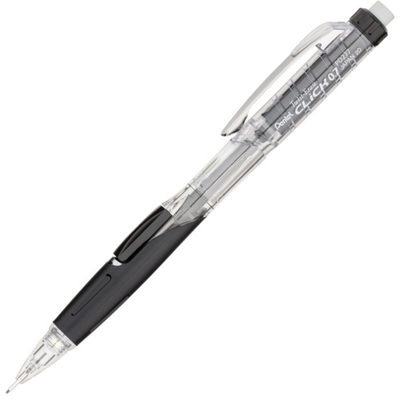 PENTEL PD277TA PENCIL,TWTERASE,CLCK,.7,SKE