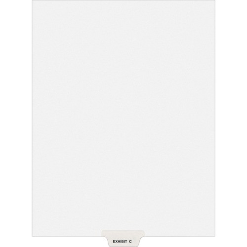 AVERY 11942 TAB DIVIDER, LEGAL BOTTOM ,LETTER,WHITE