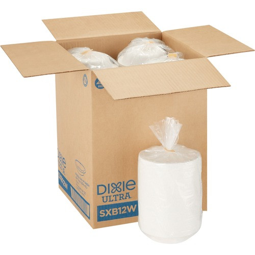 DIXIE PAPER PRODUCTS SXB12WSCT BOWLS,12OZ, 500/CT, PATHWAYS/WHITE