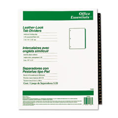 AVERY 11485 INDEX DIVIDER SET, 31 TAB,1 31,BLACK