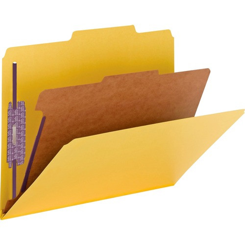 SMEAD MANUFACTURING CO. 13734 CLASSIFICATION FOLDERS,PRESSBOARD,YELLOW