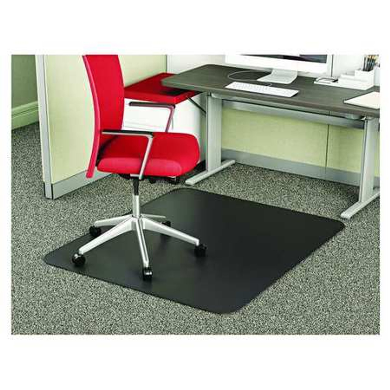 DEFLECT-O CM14242BLK CHAIRMAT,SUPRMAT,45X53,BK