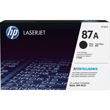 HEWLETT PACKARD CF287A HP 87A, (CF287A) BLACK ORIGINAL LASERJET