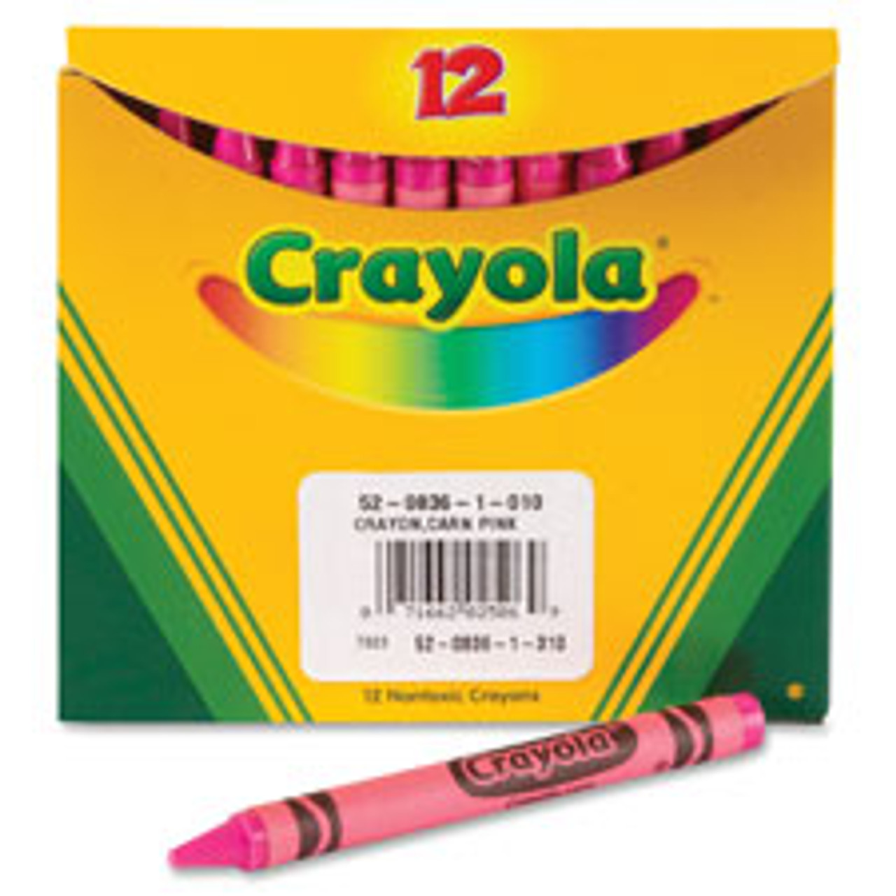 CRAYOLA 520836053 CRAYONS,12-CT,BULK
