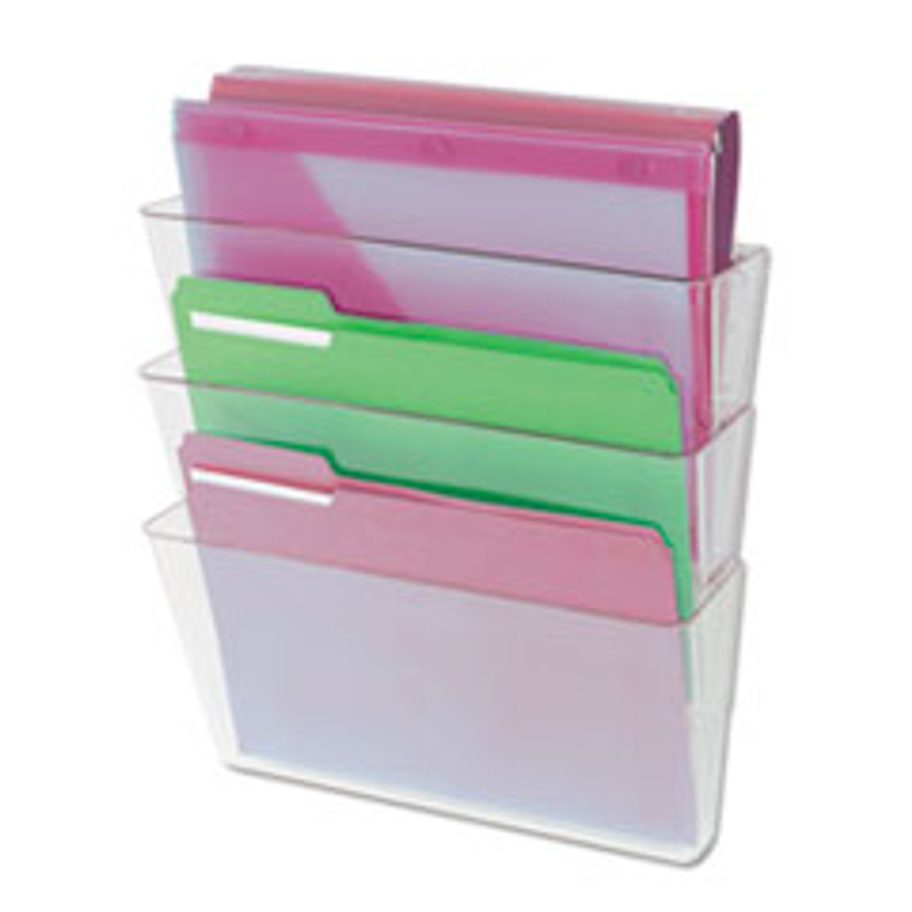 UNIVERSAL 53682 3 POCKET WALL FILE STARTER SET, LETTER, 