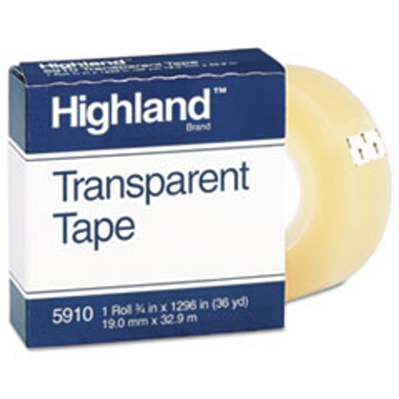 3M COMPANY 5910-3/41296 TRANSPARENT TAPE, 3/4" X 1296", 1" CORE, 3M COMPANY 5910-3/41296 TRANSPARENT TAPE, 3/4" X 1296", 1" CORE,