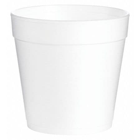 DART CONTROLS 32MJ48 FOAM CONTAINERS, 32OZ, WHITE, 25/BAG, 20