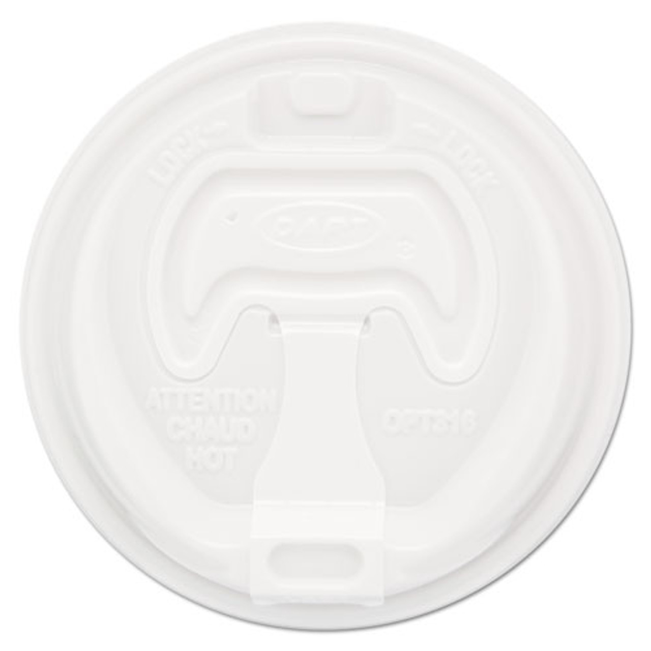 DART CONTROLS 16RCLPK OPTIMA RECLOSABLE LID, 12-24OZ FOAM CUPS