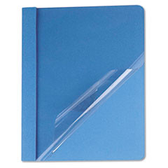 UNIVERSAL 57121 CLEAR FRONT REPORT COVER, TANG FASTENERS