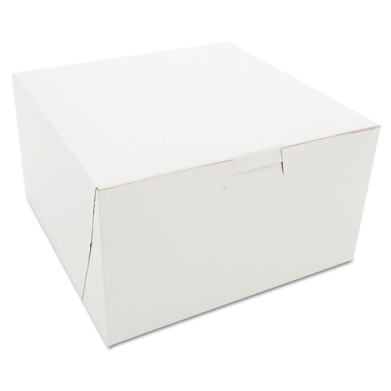 SOUTHERN CHAMPION TRAY 0921 TUCK-TOP BAKERY BOXES, 7W X 7D X 4H, WHI