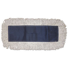 BOARDWALK 1660CT DISPOSABLE DUST MOP HEAD, COTTON, CUT-EN
