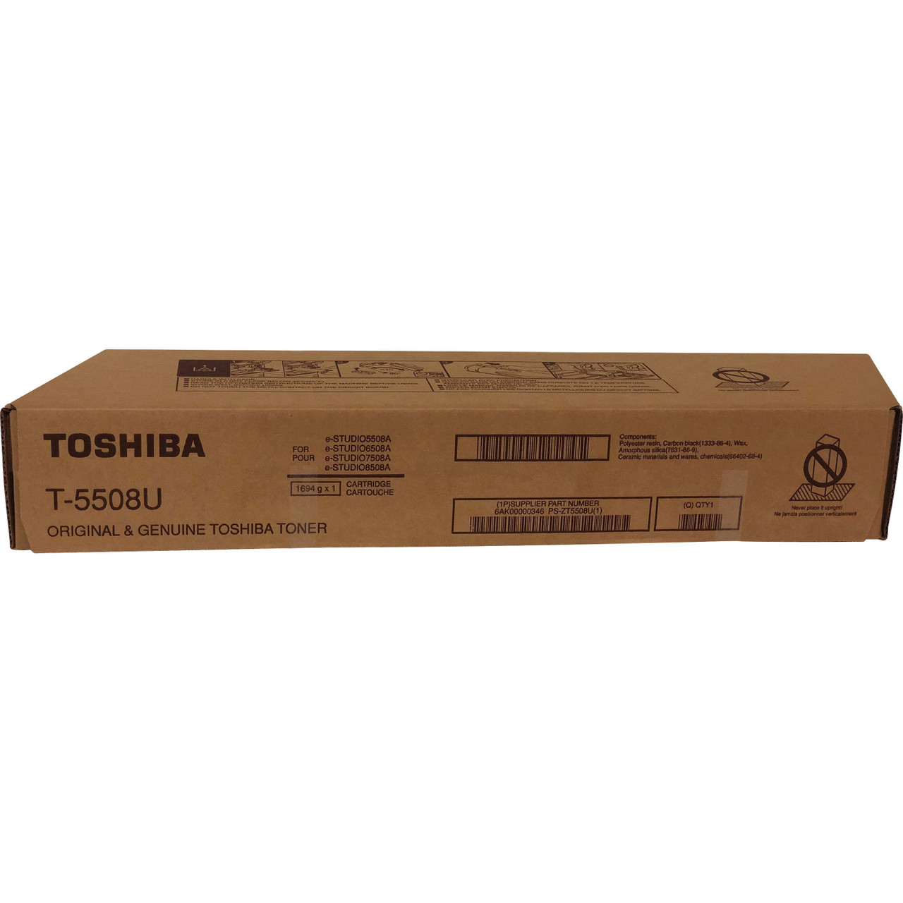 TOSHIBA AMERICA T5508U TOSHIBA T-5508U BLACK TONER FOR USE IN E