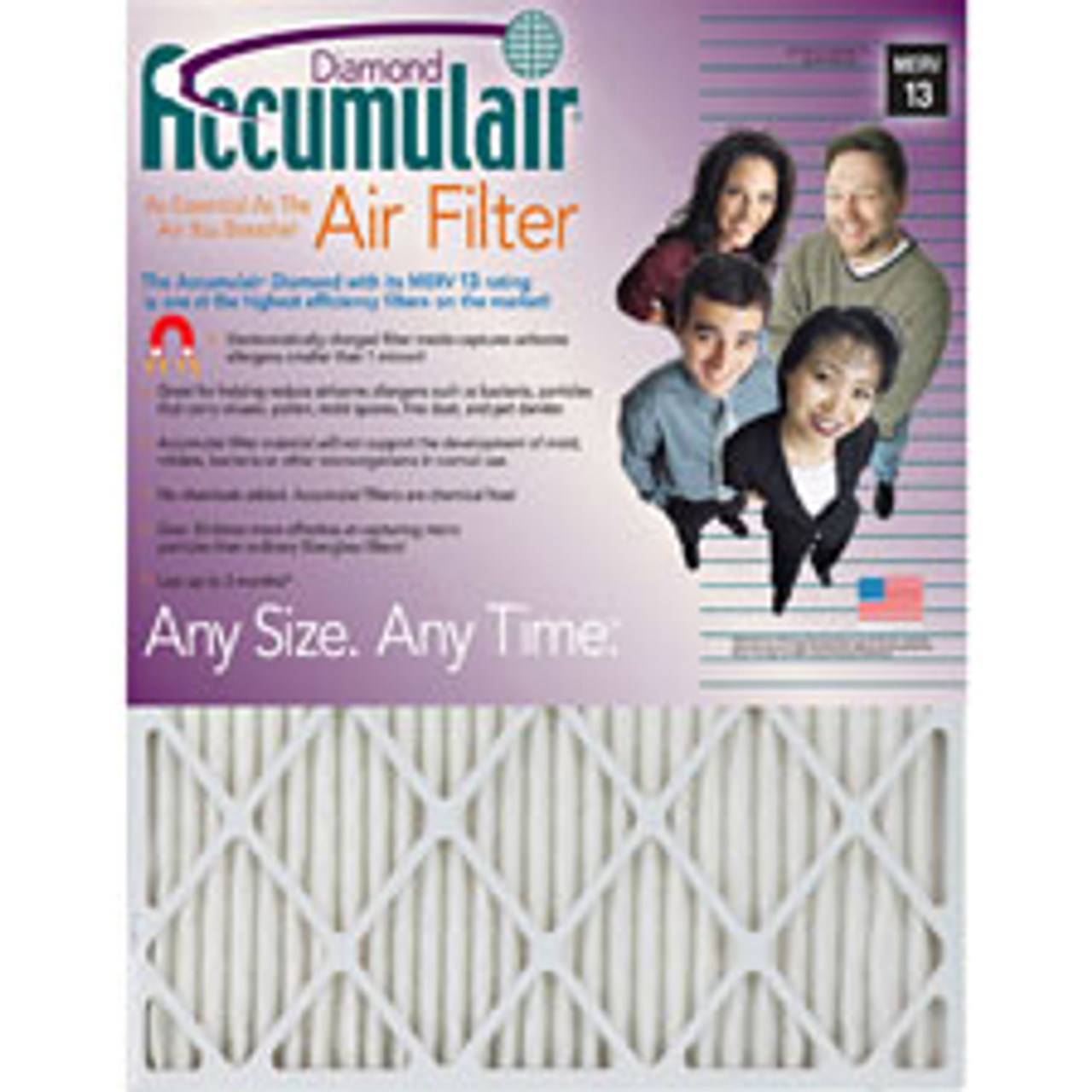 FILTERS NOW, LLC FD12X304 FILTERS NOW, LLC  DIAMOND AIR FILTER, 12