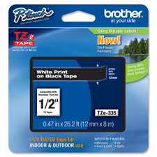 BROTHER TZE221BD BROTHER  TAPE CARTRIDGE, LAMINATED, F/P-