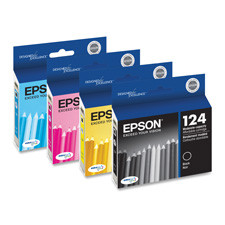 EPSON T124420S T124420 (124) DURABRITE ULTRA INK, YELLO