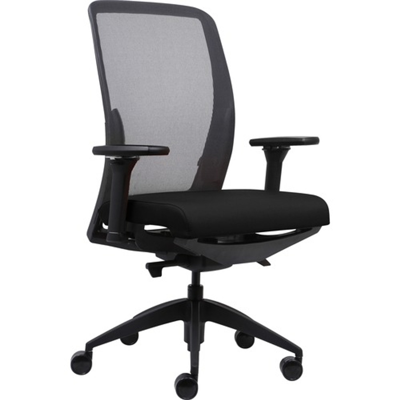 LORELL 83104A205 CHAIR,MESH,HIGHBACK,VNL,BLK