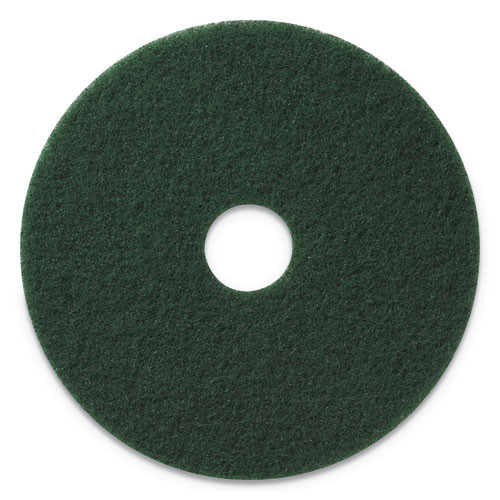 AMERICO MANUFACTURING CO. 400314 SCRUBBING PADS, 14" DIAMETER, GREEN, 5/C