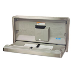 BOBRICK WASHROOM KB110SSWM STAINLESS STEEL HORIZONTAL BABY CHANGING