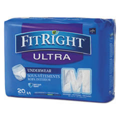 MEDLINE FIT23005ACT FITRIGHT ULTRA PROTECTIVE UNDERWEAR, MED