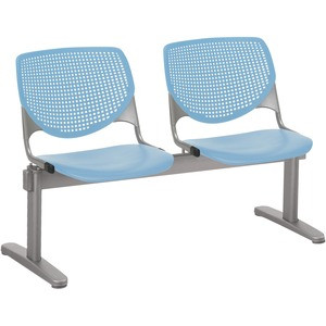 KFI 2300BEAM2P35 BEAM SEATING- 2 SEATER WITH PERFORATED B