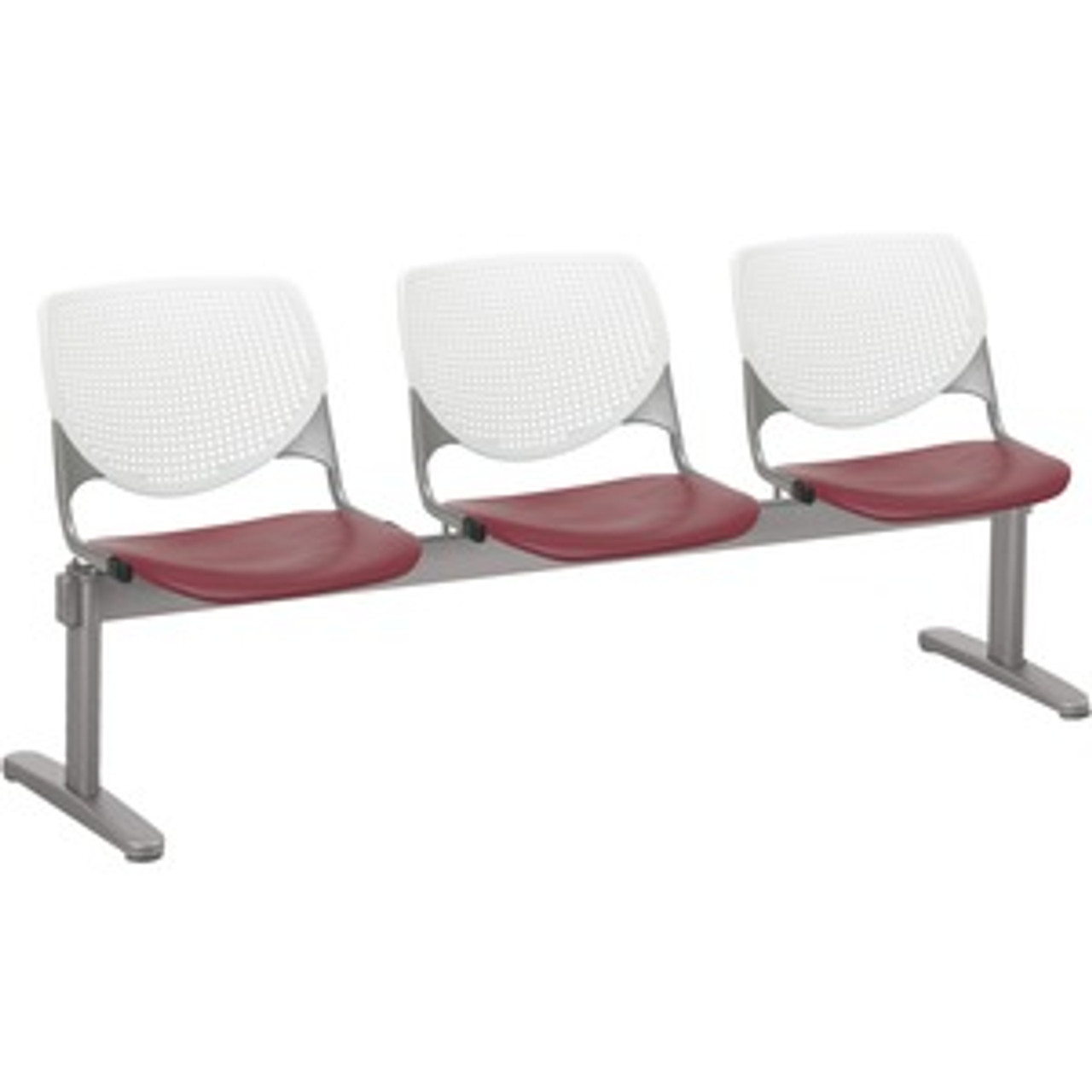 KFI 2300BEAM387 BEAM SEATING- 3 SEATER WITH PERFORATED B