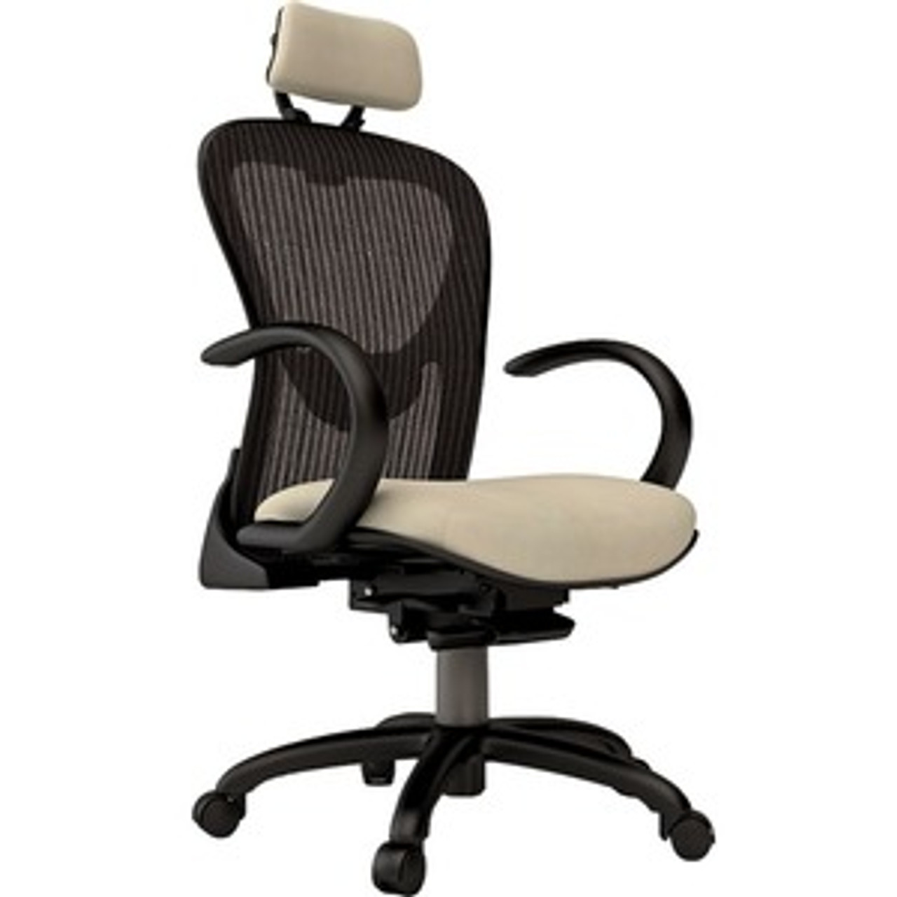 9 TO 5 SEATING 1580Y2A8S1LA SYNCH W/HEADREST, 2 WAY ADJUSTABLE LUMBA