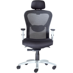 9 TO 5 SEATING 1580Y2A8B114 MB SYNCHRO TILT CHAIR W/ HEADREST, ADJ A