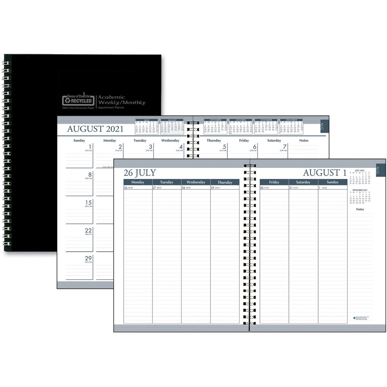 HOUSE OF DOOLITTLE 295532 PLANNER,ACAD,MONTHLY/WKLY