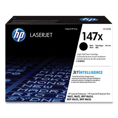 HEWLETT PACKARD W1470XG HP 147X, (W1470XG) HIGH-YIELD BLACK ORIG