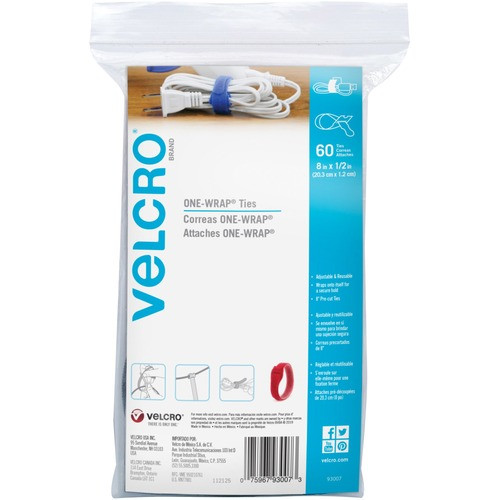 VELCRO USA INC 93007 VELCRO INDUSTRIES  TIE, REUSABLE, 1/2"WX