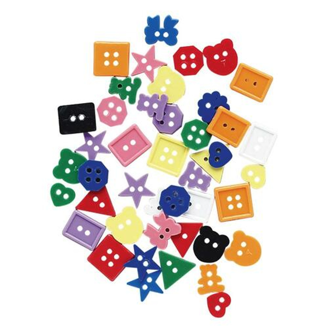 PACON CORPORATION 6120 PACON  BUTTONS, PLASTIC, 1 LB, ASSORTED 