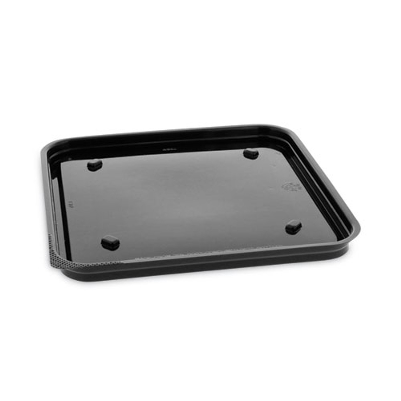 PACTIV 75SBASE CONTAINER,SQ BASE,6X6,BK