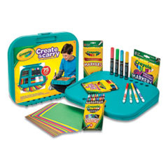 CRAYOLA 046814 CREATE N' CARRY CASE, COMBO ART STORAGE 