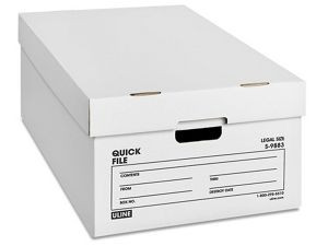USC S-9883 QUICK FILE STORAGE BOXES - 24 X 15 X 10"