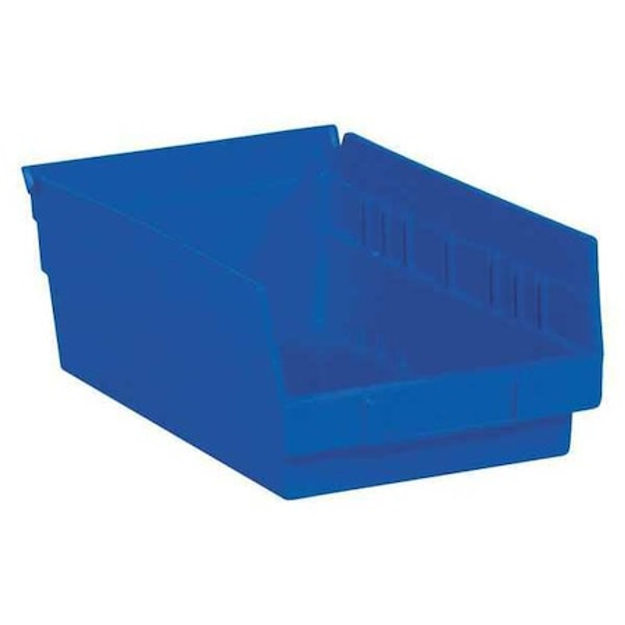 BOX PARTNERS BINPS103B 11 5/8" X 6 5/8" X 4" BLUE PLASTIC SHELF