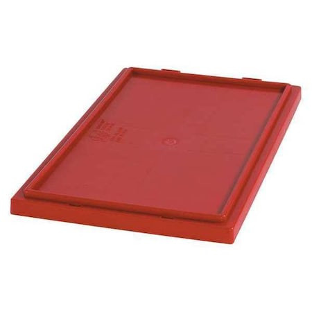 BOX PARTNERS BINS157 20 7/8" X 18 1/4" RED STACK & NEST LIDS