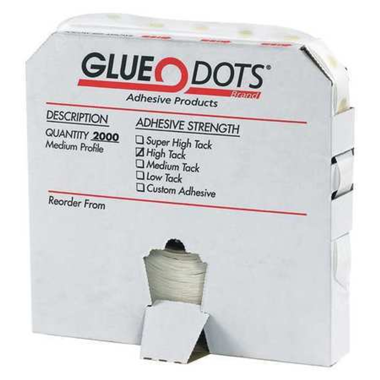 GLUE DOTS GD110 GLUE DOTS,1/4,MEDIUM TACK, LOW PROFILE