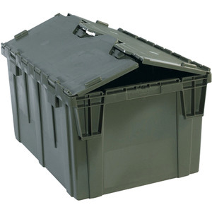 BOX PARTNERS BINR113 26" X 19" X 15 5/8" GRAY ROUND TRIP TOTE