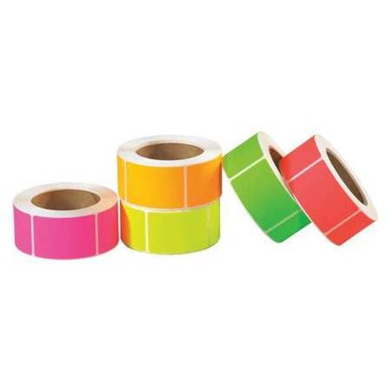 TAPE LOGIC DL1234 3" X 5" FLUORESCENT PACKS INVENTORY RECT
