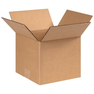 BOX PARTNERS 887 CORRUGATED BOXES, 8" X 8" X 7",25/BUNDLE