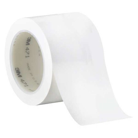3M T968471W 3" X 36 YDS. WHITE 3M - 471 VINYL TAPE