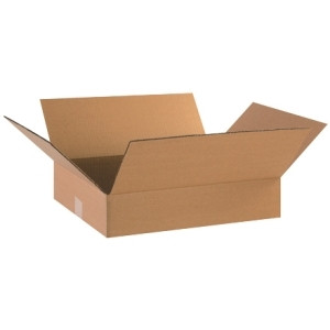 BOX PARTNERS 18144 CORRUGATED BOXES, 18" X 14" X 4"