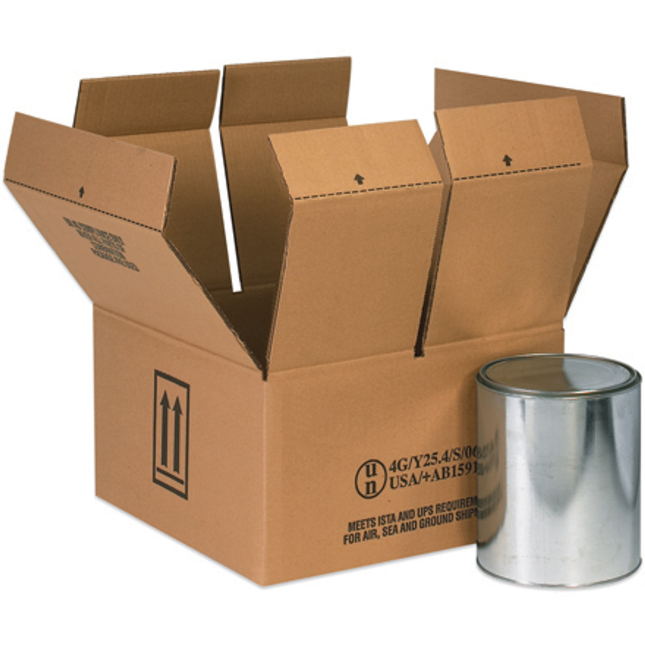 BOX PARTNERS HAZCO4Q MAT BOXES, 9 7/16" X 9 7/16" X 5"