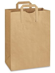 USC S-20659 RECYCLED GROCERY BAGS - 12 X 7 X 17", 1Â