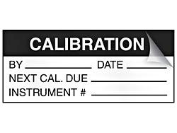 USC S-20762 SELF-LAMINATING INSPECTION LABELS - "CAL