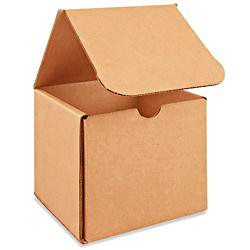 USC S-20504 5 X 5 X 5" KRAFT INDESTRUCTO MAILERS