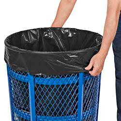 USC S-21330BL ULINE CORELESS TRASH LINERS - 1.5 MIL, 4