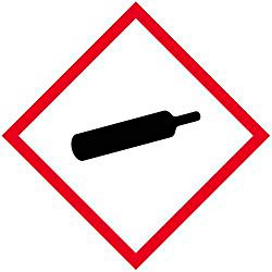 USC S-21335 GHS PICTOGRAM LABELS - GAS CYLINDER, 1 X