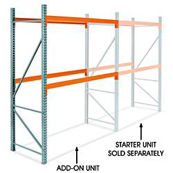 USC H-5717-ADD 2 SHELF PALLET RACK ADD-ON UNIT - 96 X 4